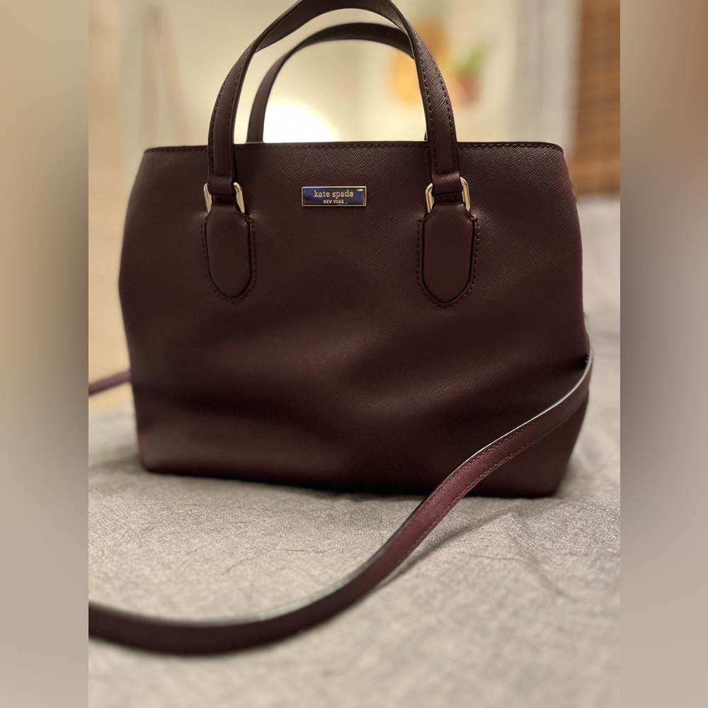 Kate Spade plum Satchel Crossbody